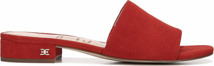 Sam Edelman Sandals Kenz Kid Suede Candy Red