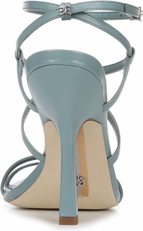 Sam Edelman Sandals Leeanne Blue Sage Goat Kid Nappa Leather