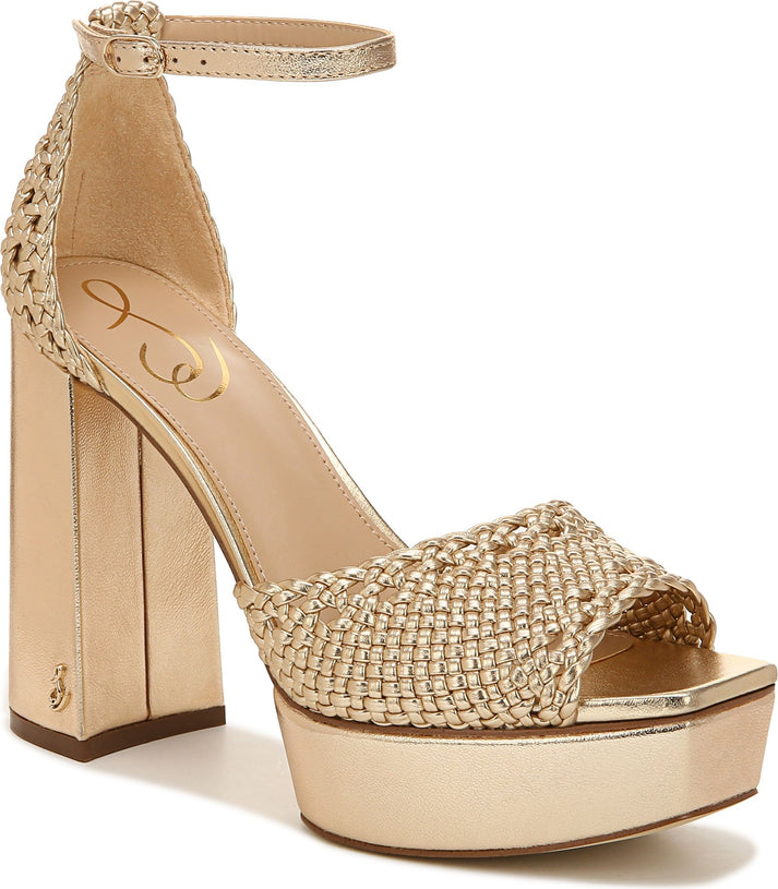 Sam Edelman Sandals Nattie Gold Leaf