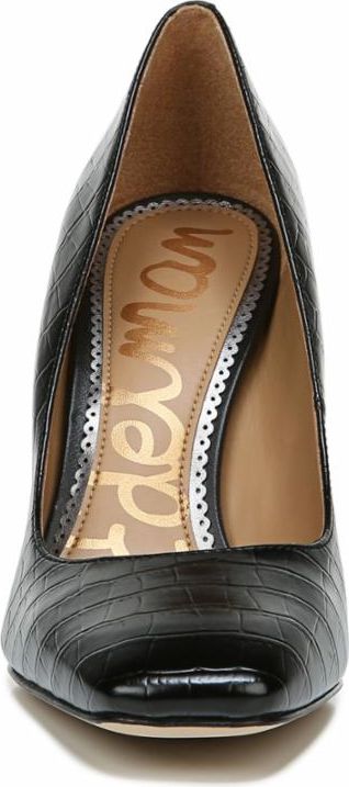 Sam Edelman Shoes Beth Black Lucea Dress Crocodile Leather