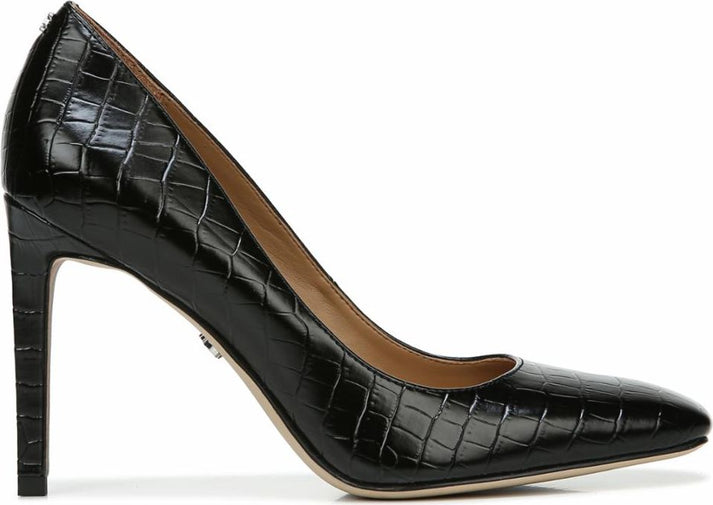 Sam Edelman Shoes Beth Black Lucea Dress Crocodile Leather