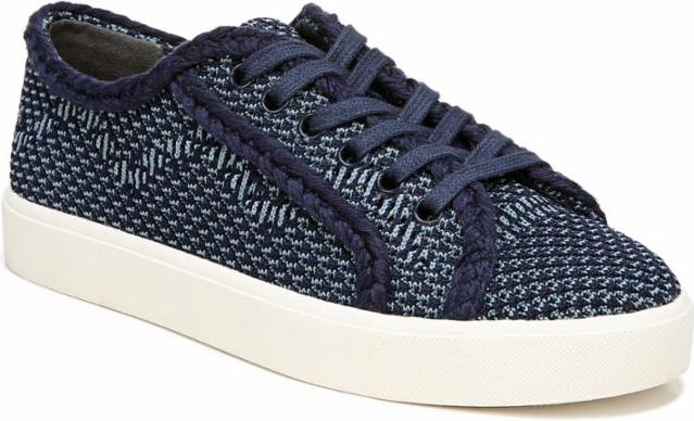 Elena Baltic Navy Macreme Knit