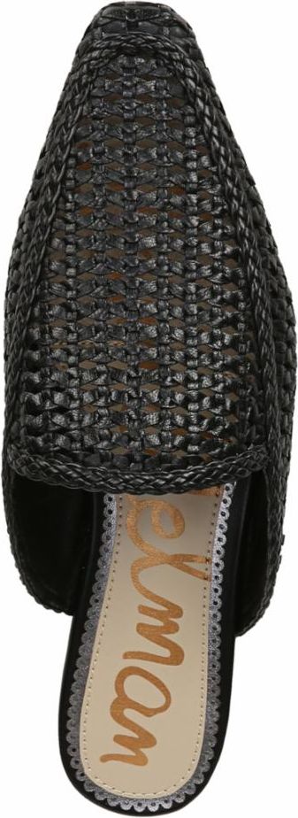 Sam Edelman Shoes Elva Black Zebu Woven Leather