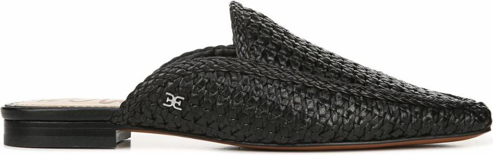 Sam Edelman Shoes Elva Black Zebu Woven Leather