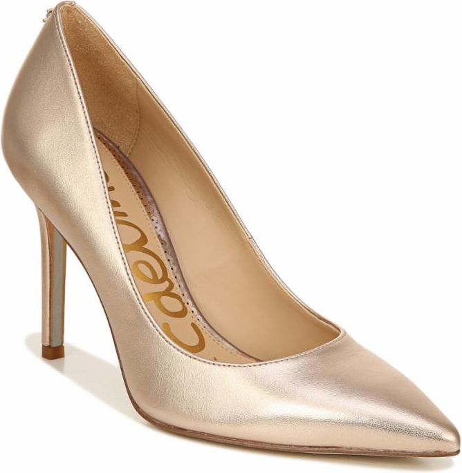 Hazel Champagne Sfot Metallic Sheep Leather