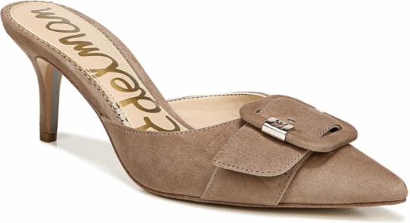 Janessa Praline Kid Suede Leather