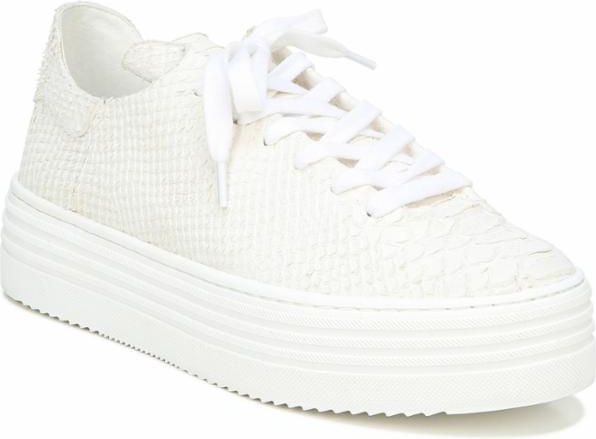 Pippy White Snake Leather