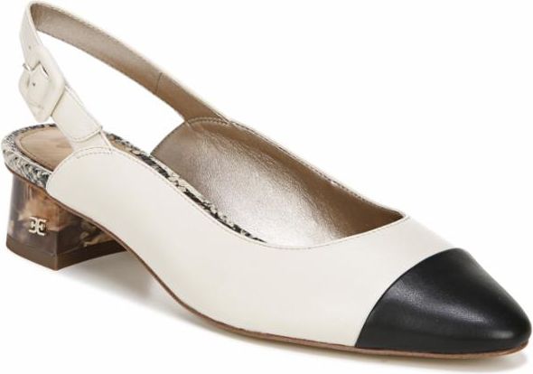 Sam Edelman Shoes Sadira Mod Ivory Black Butter