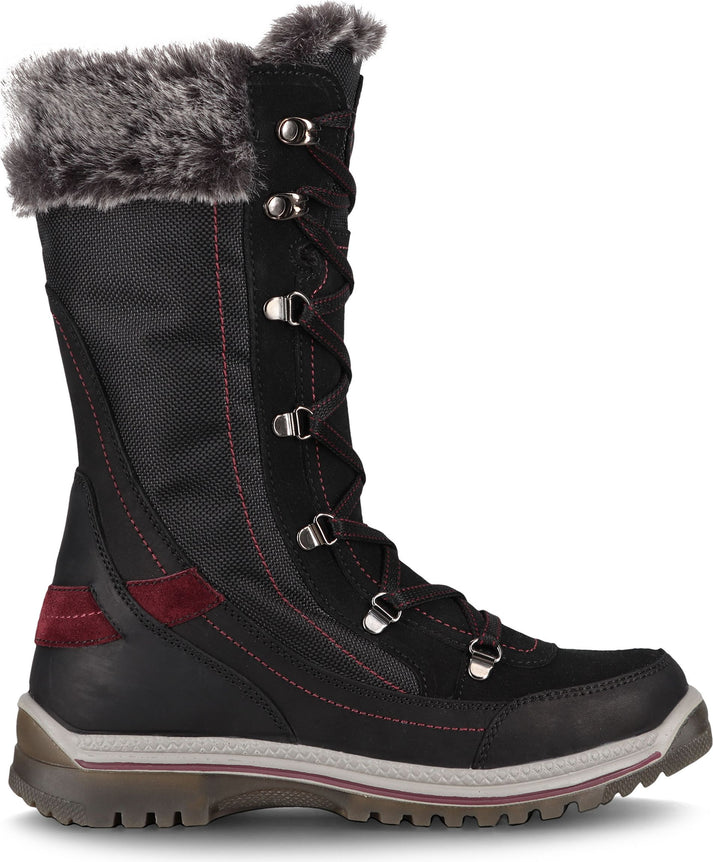 Santana Canada Boots Micah Leather Black Burgundy