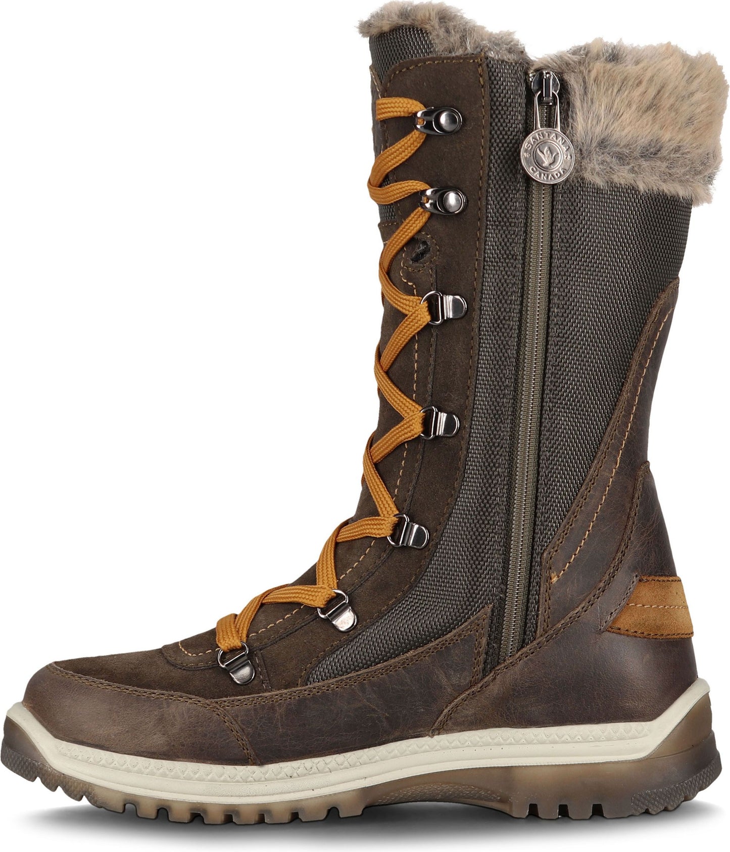 Santana Canada Boots Micah Leather Olive Mustard