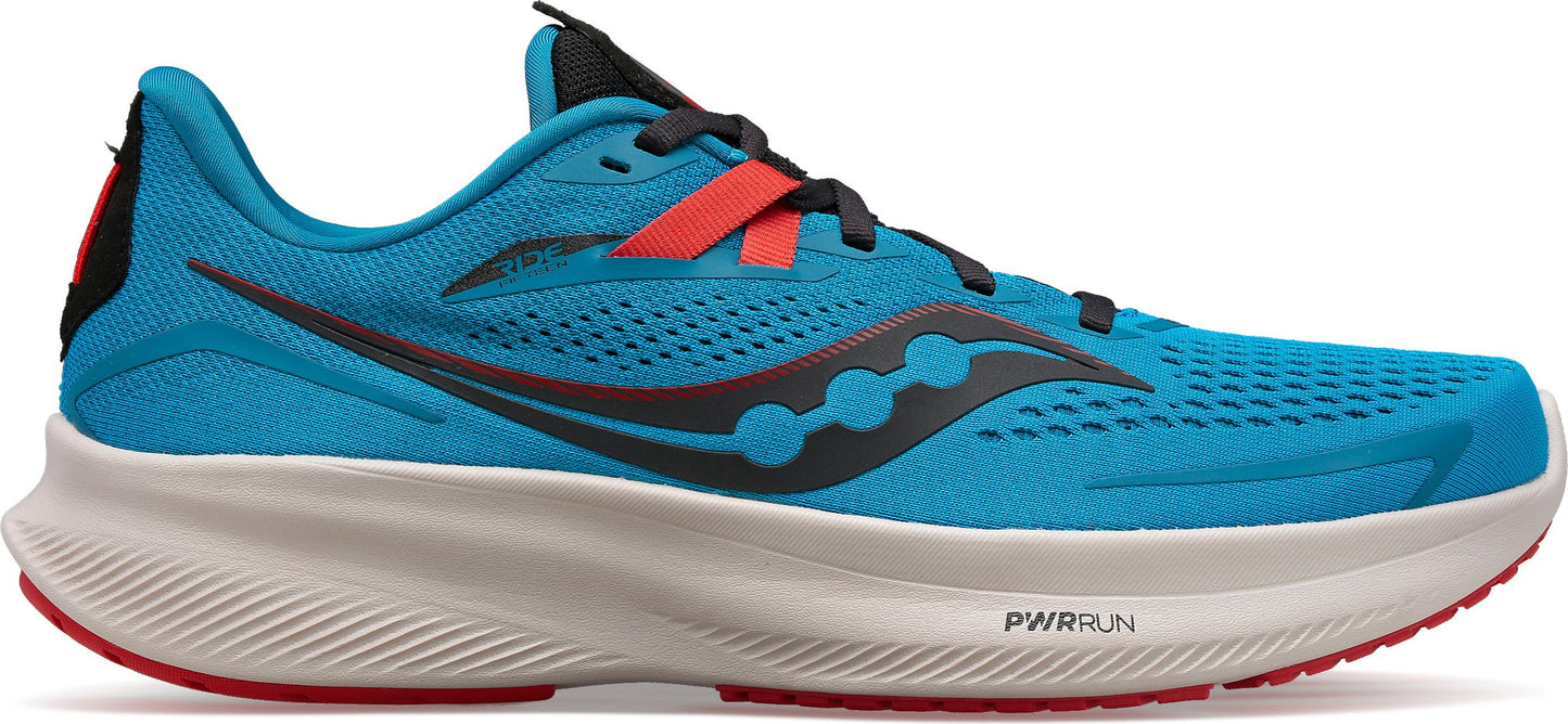 Saucony Shoes Ride 15 Ocean/black