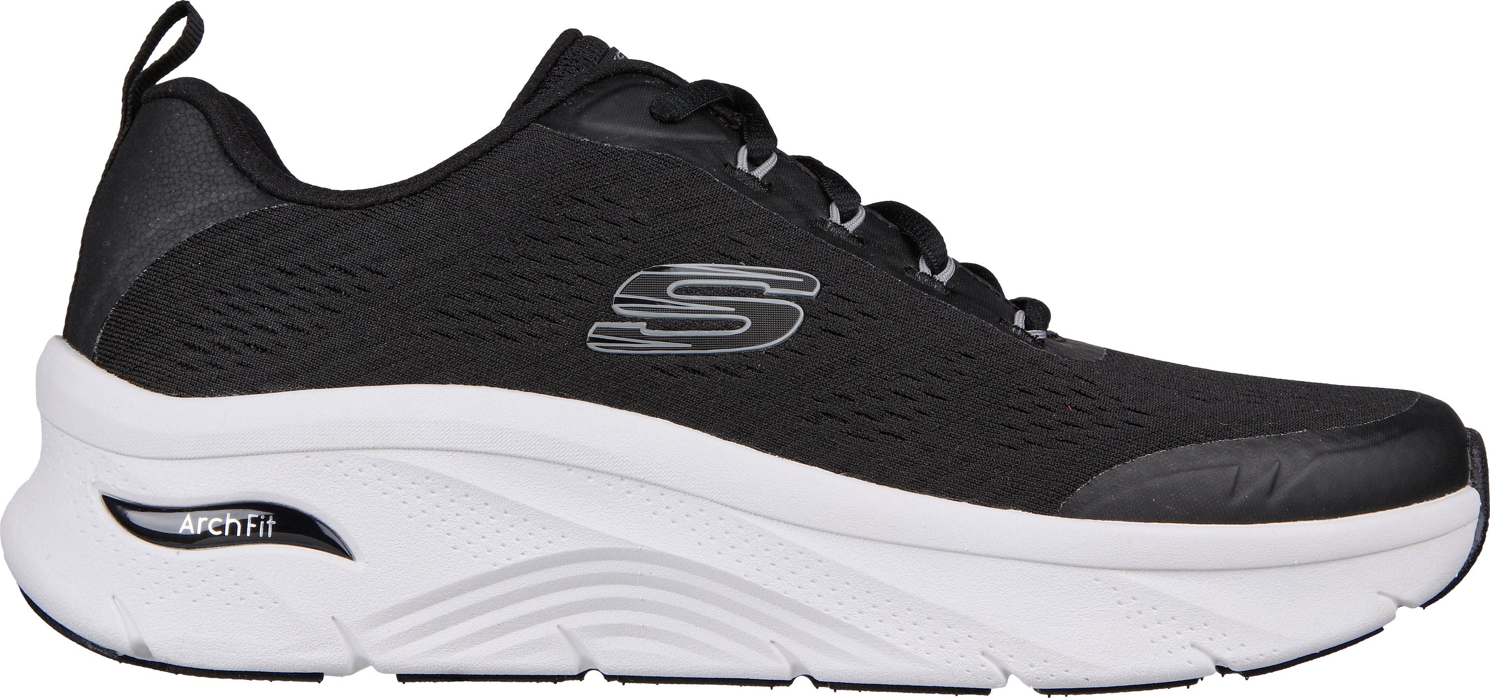 New black and outlet white skechers