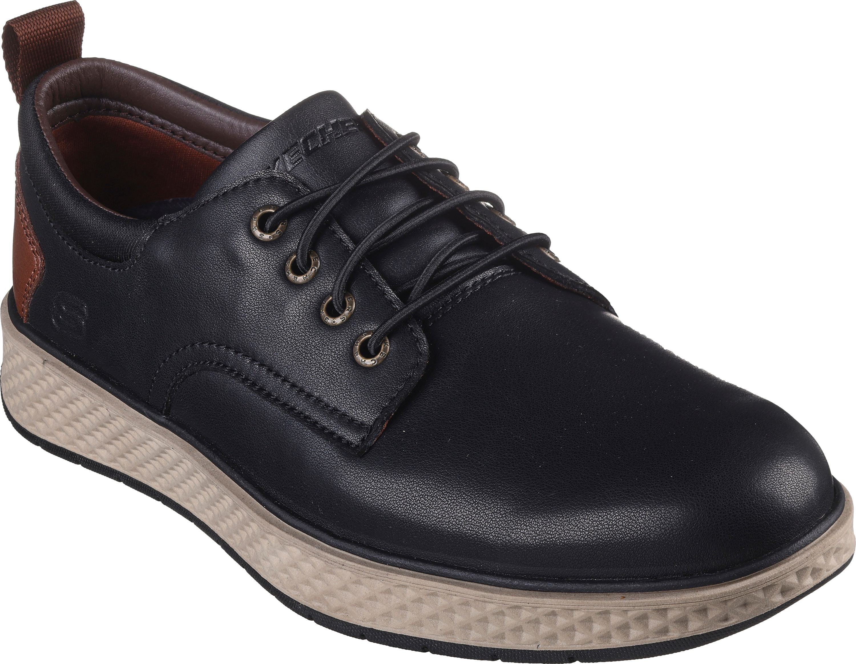 Skechers best sale plain black