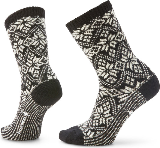 Smartwool Apparel W Everyday Traditional Snowflake Crew Socks Black