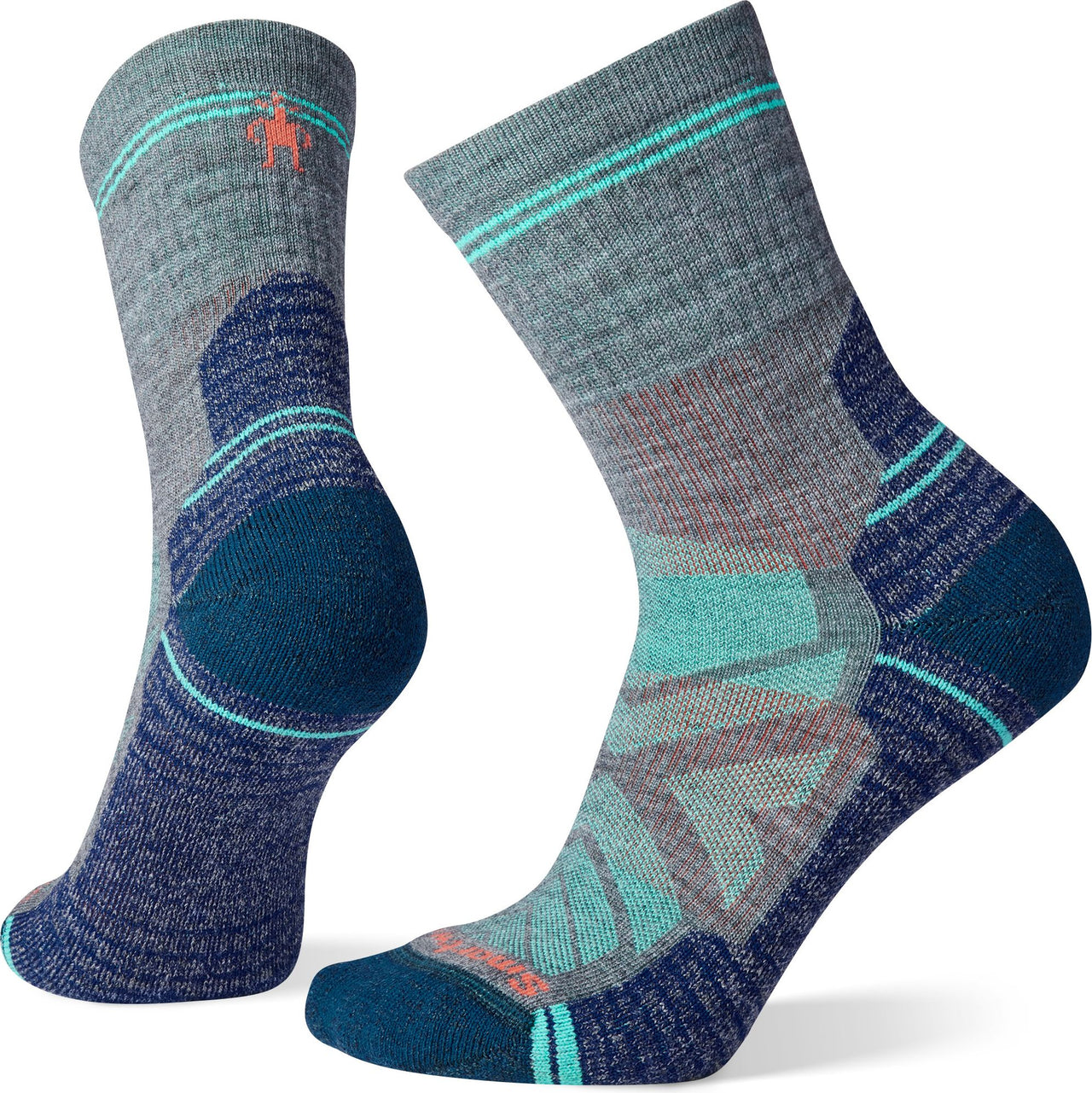 Smartwool Apparel W Hike Light Cushion Mid Crew Socks Medium Gray