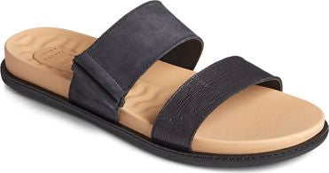 Sperry Sandals Waveside Plushwave Slide Black