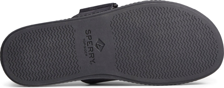 Sperry Sandals Waveside Plushwave Slide Black