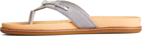 Sperry Sandals Waveside Plushwave Thong Grey