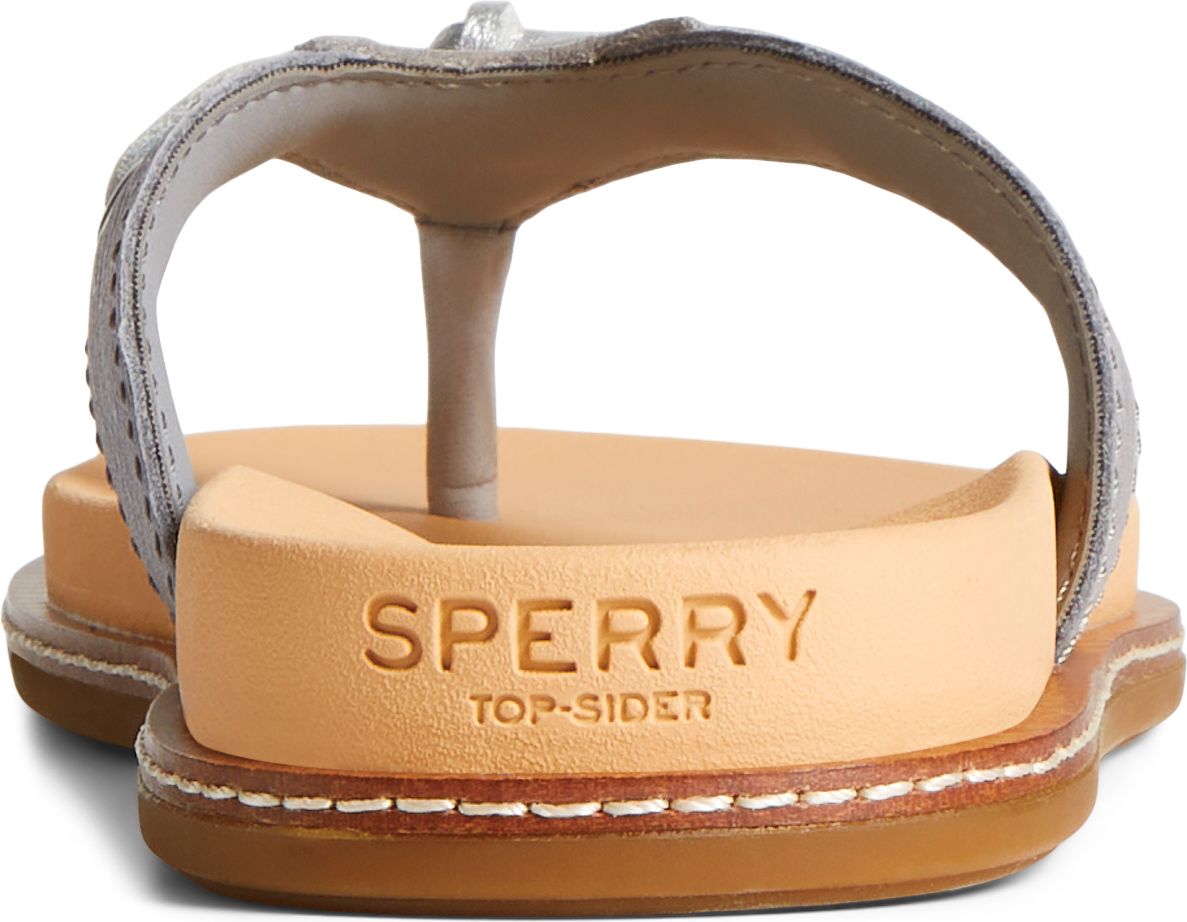 Sperry Sandals Waveside Plushwave Thong Grey