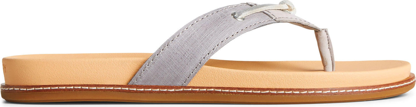 Sperry Sandals Waveside Plushwave Thong Grey