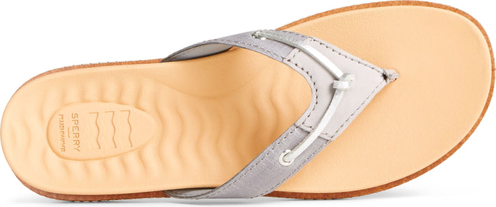 Sperry Sandals Waveside Plushwave Thong Grey