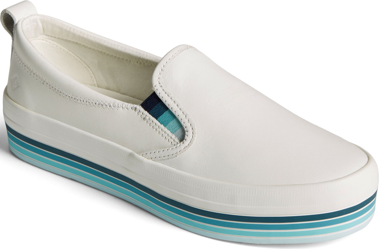 Sperry Shoes Crest Twin Gore Platform White