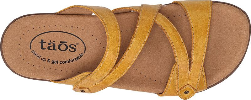 Taos Sandals Double U Yellow