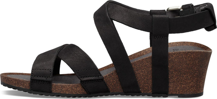 Teva Sandals Mahonia Wedge Cross Strap Black