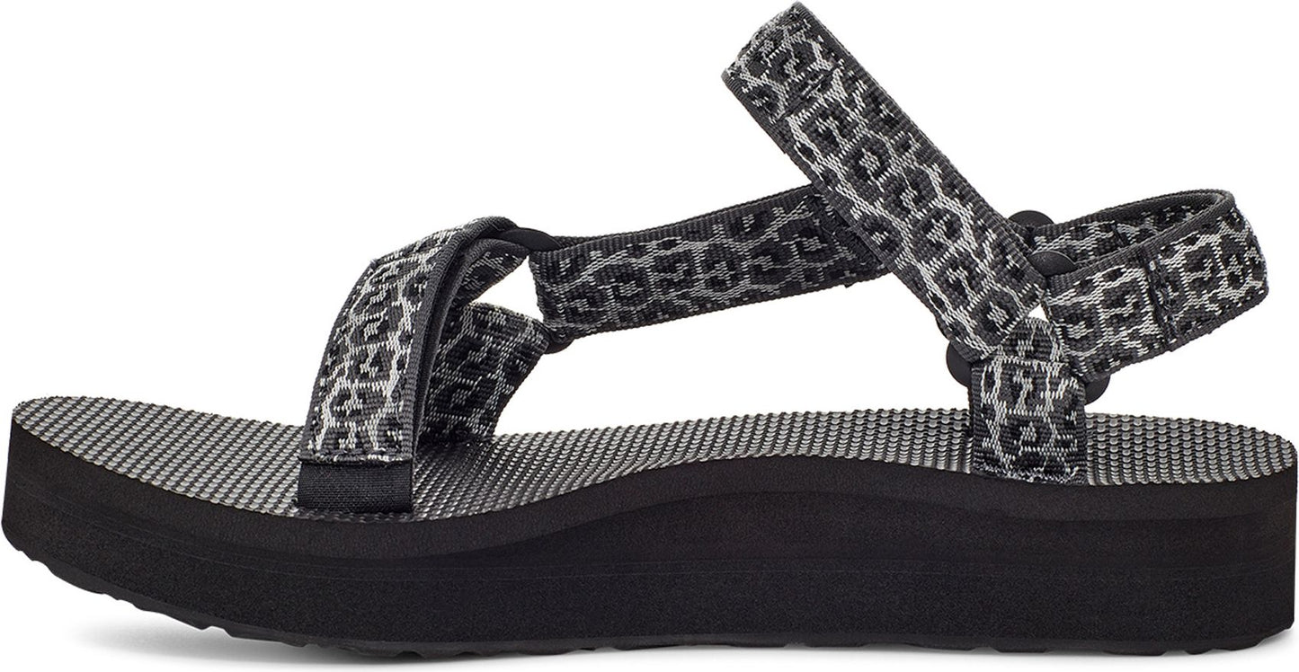 Teva Sandals Midform Universal Dorinda White Black