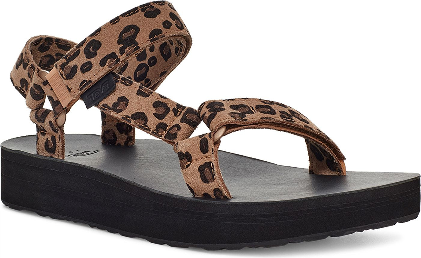 Teva Sandals Midform Universal Leopard Brown