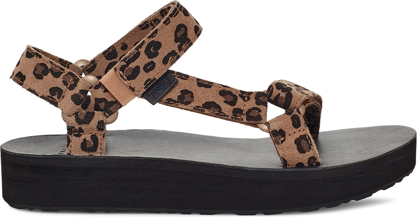 Teva Sandals Midform Universal Leopard Brown