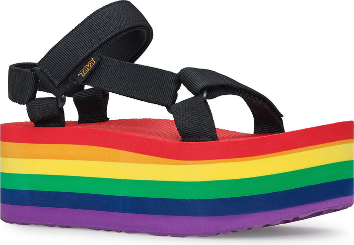 Teva Shoes Flatform Universal Pride Black/rainbow