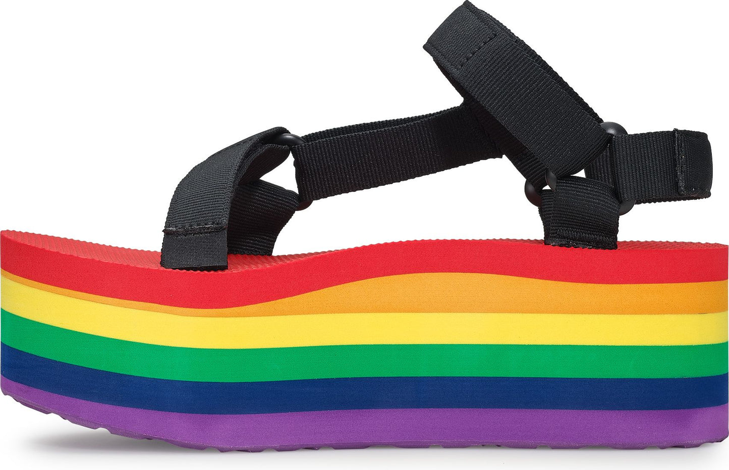 Teva Shoes Flatform Universal Pride Black/rainbow