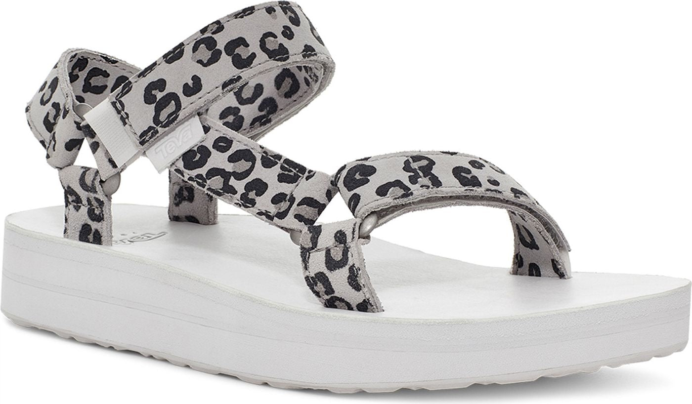 Teva Shoes Midform Universal Leopard White