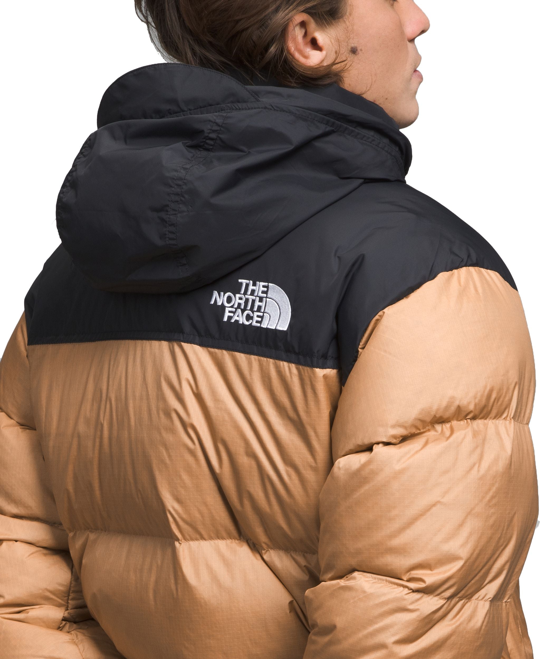 M 1996 Retro Nuptse Jacket Almond Butter TNF Black – Quarks Shoes