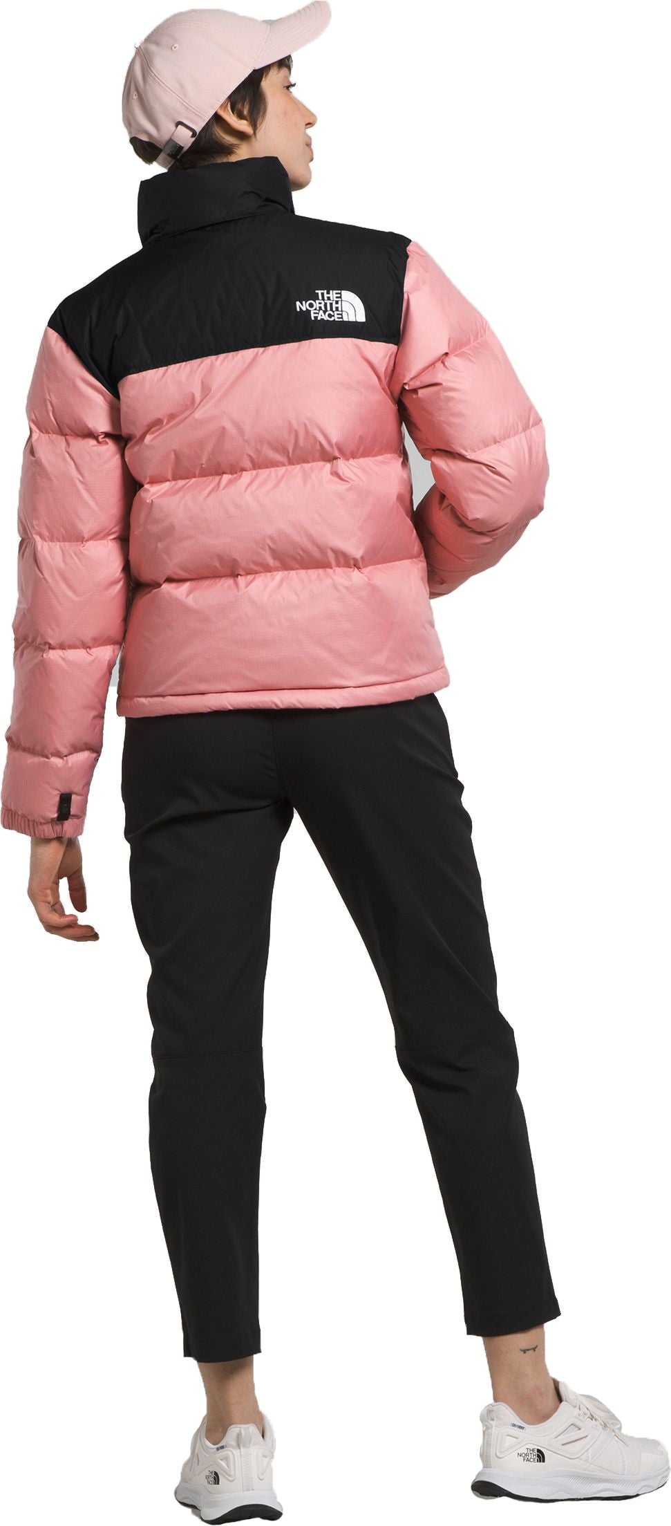 Pink on sale nuptse jacket