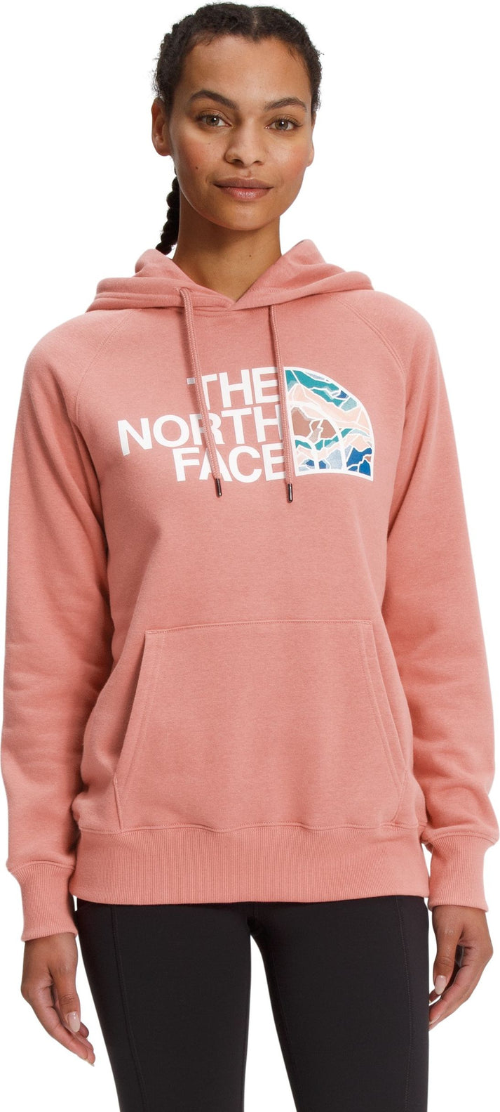 The North Face Apparel Women's Half Dome Pullover Hoodie Rose Dawn