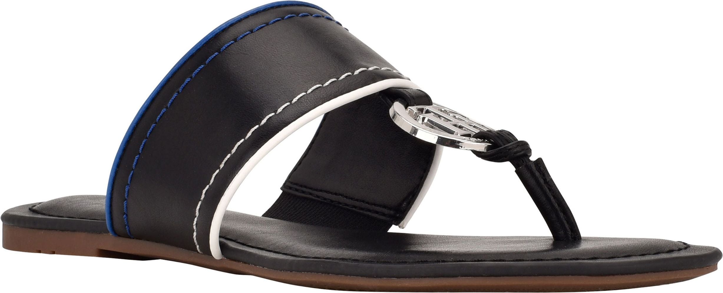 Tommy hilfiger flip clearance flops leather