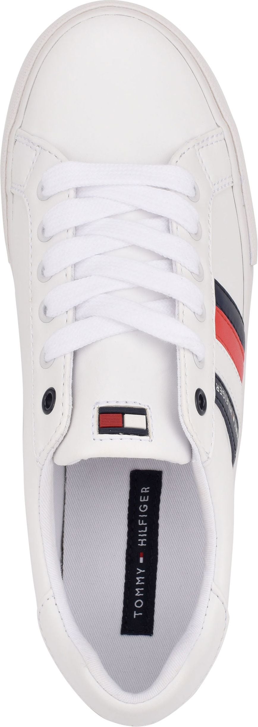 Tommy hilfiger 2024 white leather shoes