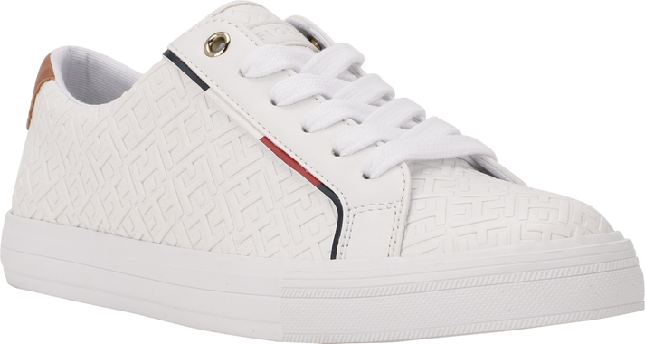 Tommy Hilfiger Shoes Onelia-a Leather Like White