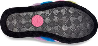 UGG Australia Slippers Fluff Yeah Slide Black And Taffy Pink