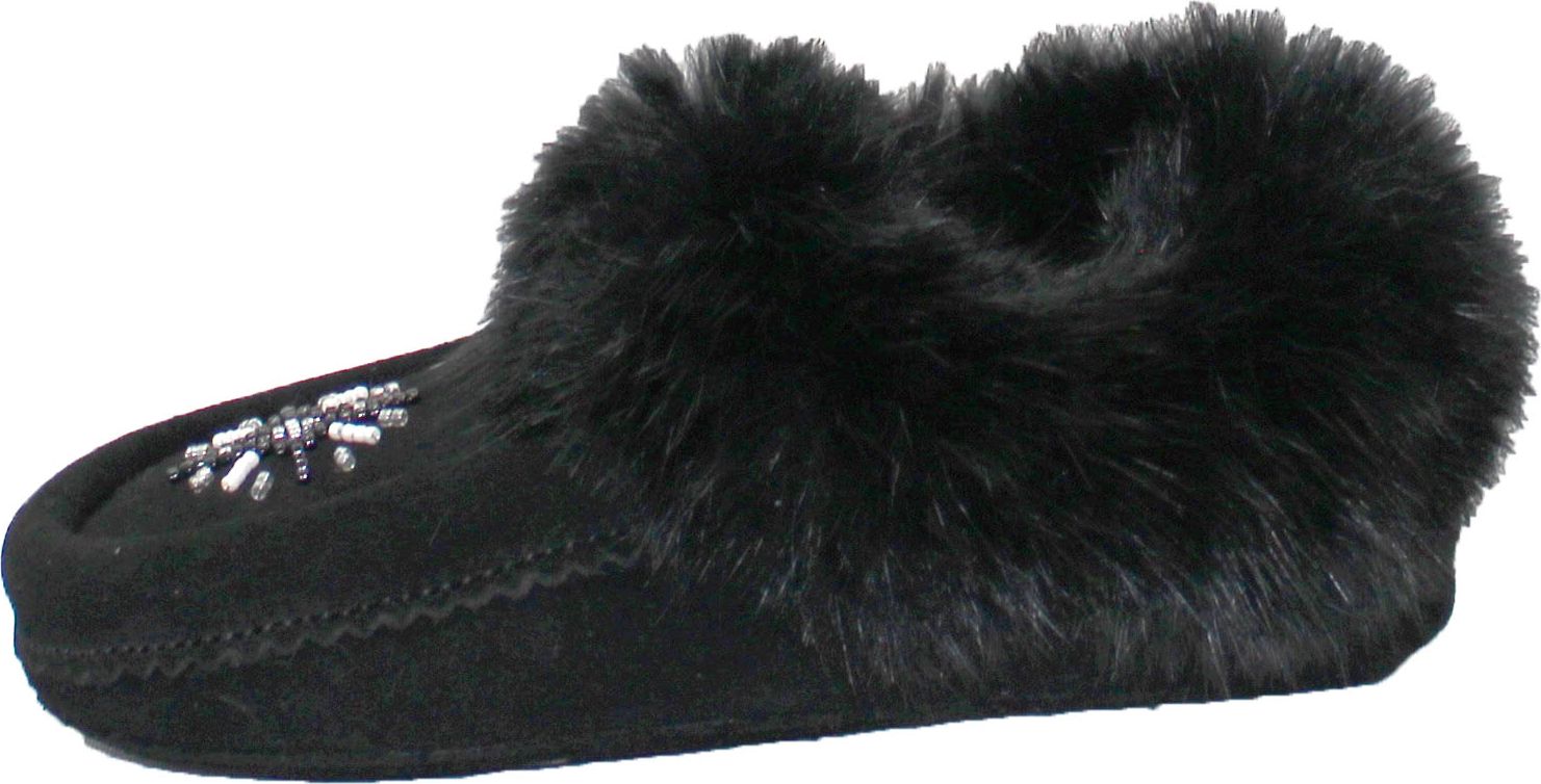 Kids clearance black moccasins