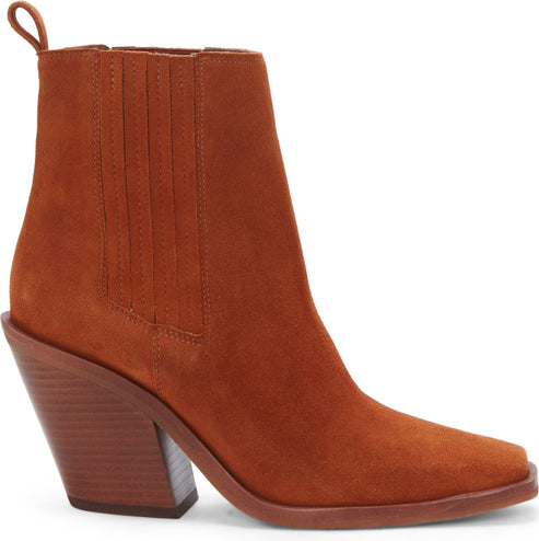 Vince Camuto Boots Ackella High Suede Warm Caramel