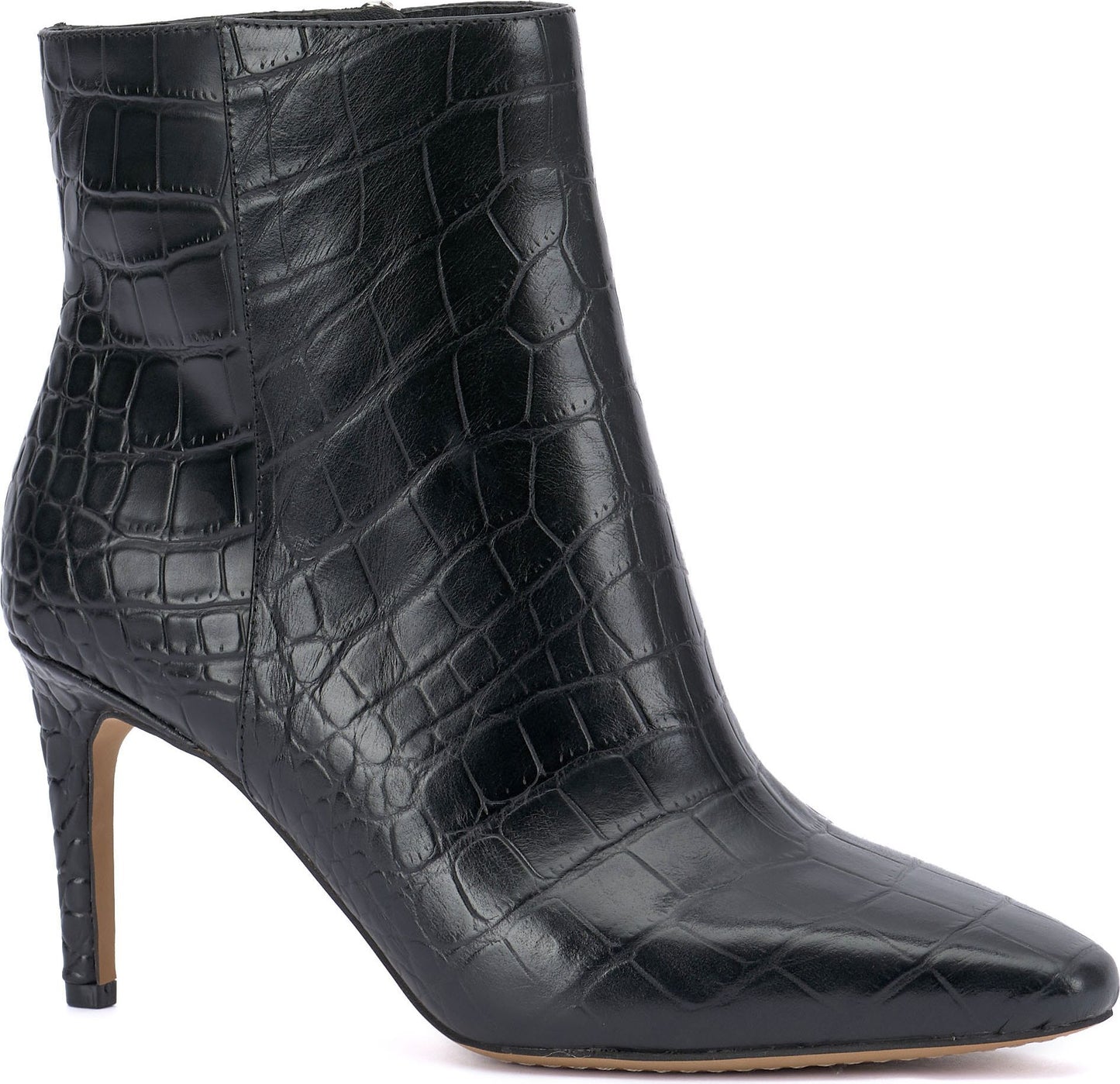 Vince Camuto Boots Allost Crocodile Shine Black