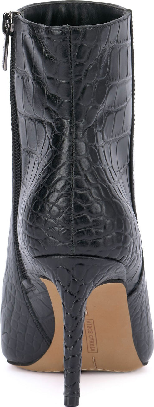 Vince Camuto Boots Allost Crocodile Shine Black