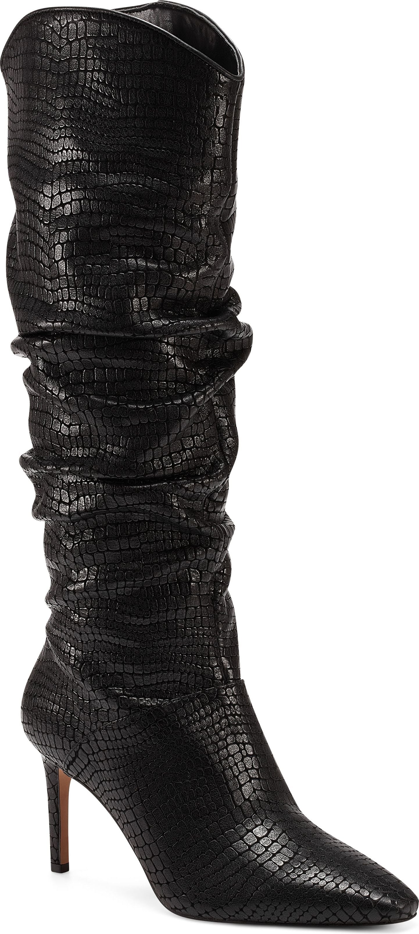 Vince Camuto Boots Armonda Black Crocodile