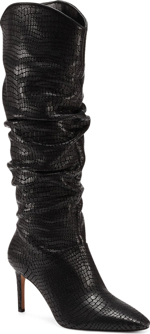 Vince Camuto Boots Armonda Black Crocodile