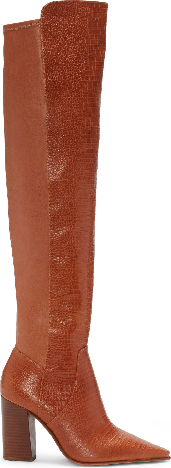 Vince Camuto Boots Demerri Crocodile Warm Caramel