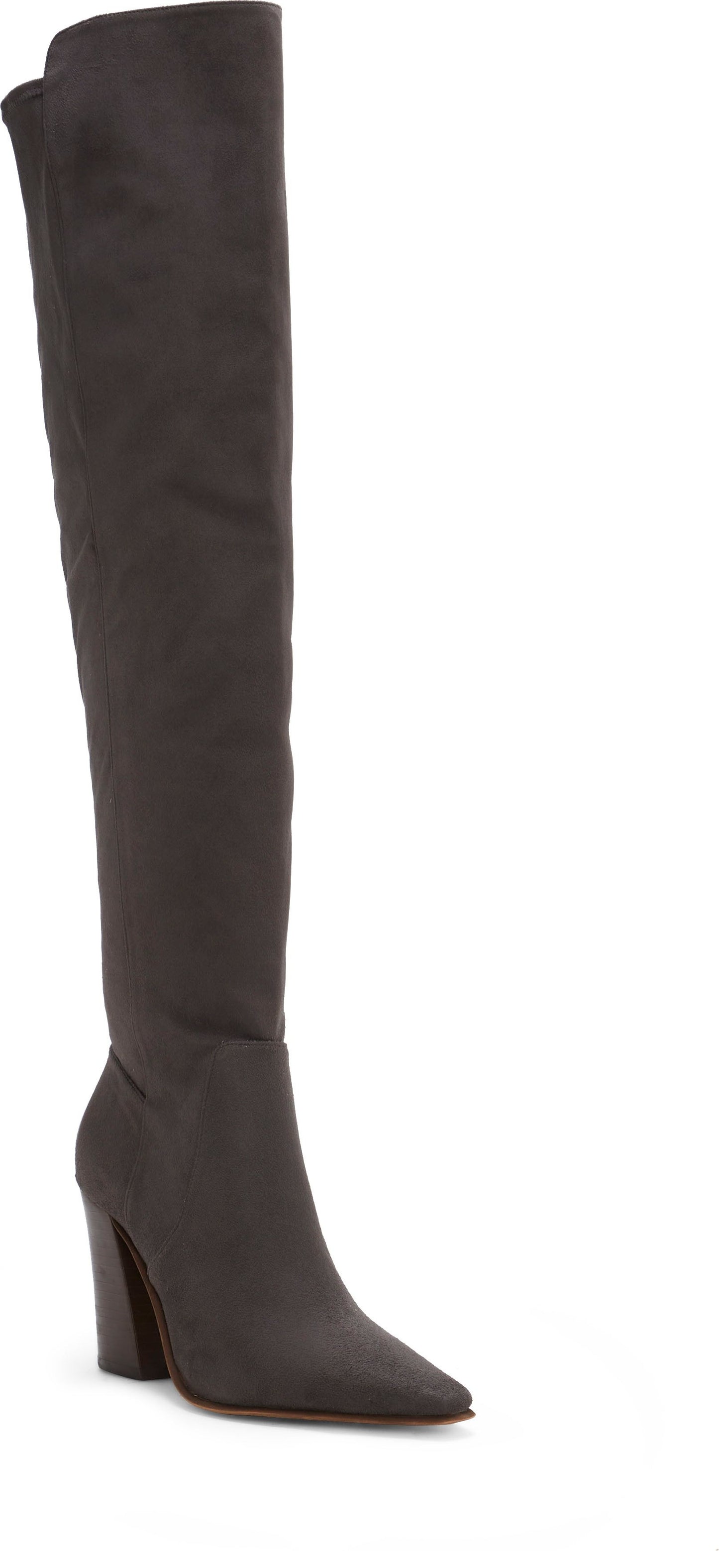 Vince Camuto Boots Demerri High Suede Thunder