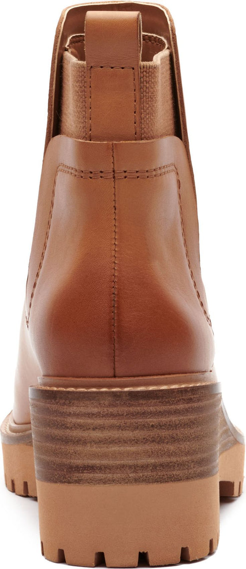 Vince Camuto Boots Dendra Burnished Leather Pale Cognac